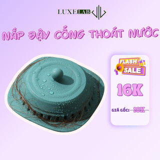Nắp Đậy Cống Thoát Nước Sàn Nhà Bằng Silicone Chống Mùi, Chống Nghẹt Đa Năng LUXELAB 12158