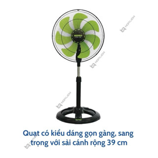Quạt lửng thân sắt 7 cánh Senko LTS1636 - Giao Màu Ngẫu Nhiên - Hàng Chính Hãng