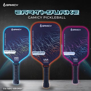 Vợt Pickleball Earthquake, Panther Sợi Carbon Kết Hợp Thủy Tinh Siêu Nhẹ