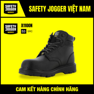 Giày bảo hộ jogger x1100n da thật, chống va đập mạnh, đế pu chống đâm xuyên