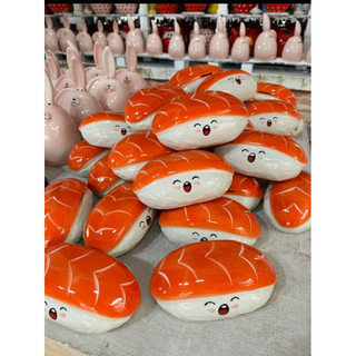 Heo đất tiết kiệm gốm sứ - ống tiết kiệm shushi dễ thương