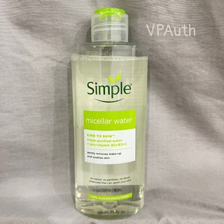 Nước tẩy trang Simple micellar cleansing water