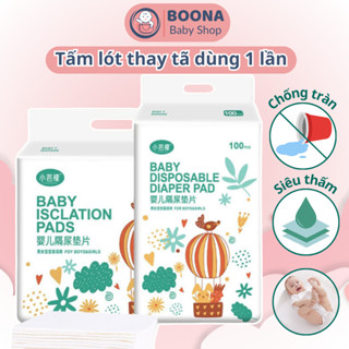 Tấm lót chống thấm dùng 1 lần, miếng lót thay bỉm tã cho bé không hăm thoáng khí thấm hút tốt