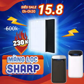 Màng lọc không khí sharp fp-j60e-w, fp-j80ev-h, fz-j80hfe, fz-j80dfe. lõi lọc hepa cho máy sharp