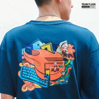 Áo thun Flash Summer - Xanh Navy