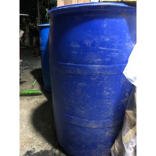 (Giao Hỏa Tốc) Thùng phuy nhựa cũ xanh 220l , thùng phi nhựa cũ 220l , Thùng đựng nước 220l,... (mới 90% - 95%)