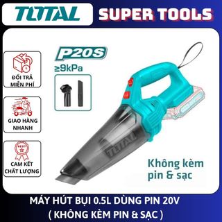 Total máy hút bụi 0.5l dùng pin 20v tvli201261