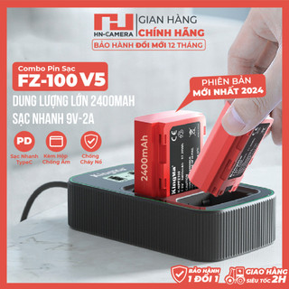 Bộ 2Pin sạc đôi KingMa NP-FZ100V5 cho Sony A9 A7III A7RII (BẢN MỚI)