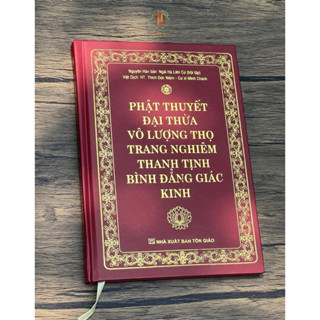 Sách - Kinh Vô Lượng Thọ Khổ A5 bìa cứng, bìa đỏ