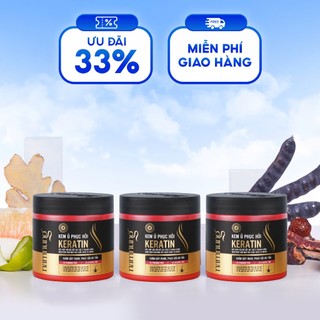 Combo 3 kem ủ tóc NamNung hỗ trợ phục hồi tóc khô xơ gãy rụng giúp tóc mềm mượt chắc khỏe 200g