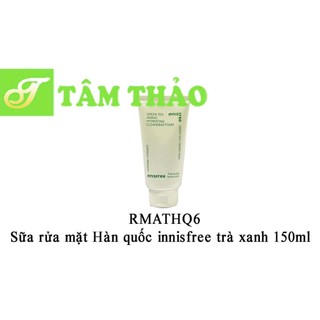 Sữa rửa mặt Hàn quốc innisfree trà xanh, tro núi lửa, bùn khoáng 150ml 8809707267615,8809707278024