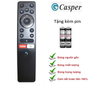 Remote Điều khiển TV Casper giọng nói- Hàng mới chính hãng, Tặng kèm pin !