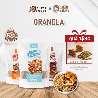 Granola siêu hạt ngũ cốc giảm cân ăn kiêng Baker Baking, không đường healthy, eatclean