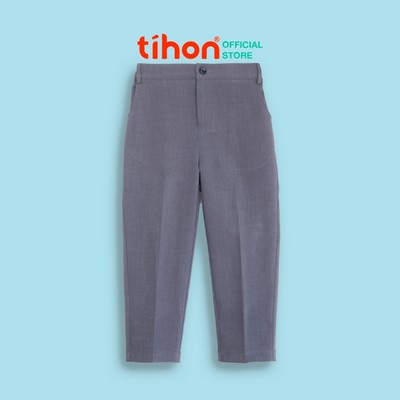 Quần dài bé trai TIHON chất liệu đũi xước cao cấp ống suông cho bé đi học QD0750786