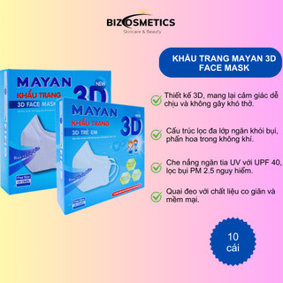 Khẩu Trang Mayan 3D Mask Pm2.5 Medi Freesize Màng Lọc N95