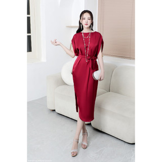 ĐẦM DƠI CỘT EO SANG TRỌNG-2694
