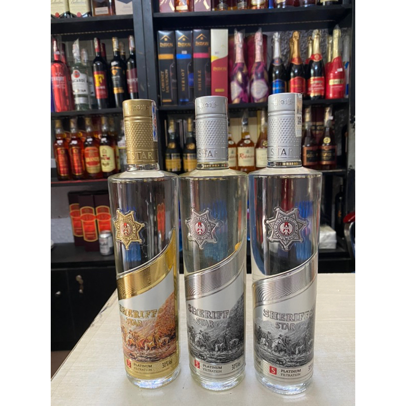 VODKA MEN SHERIFF STAR 30% 565ml