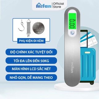 Cân Hành Lý Điện Tử Cầm Tay Mifan 50kg - Kiểm tra trọng lượng hàng hoá đi chợ, vali xách tay du lịch - Màn LCD sắc nét