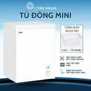Tủ đông mini gia đình tiết kiệm điện dùng trữ sữa, để kem thực phẩm đông lạnh hàng nhập khẩu Bảo hành 2 năm