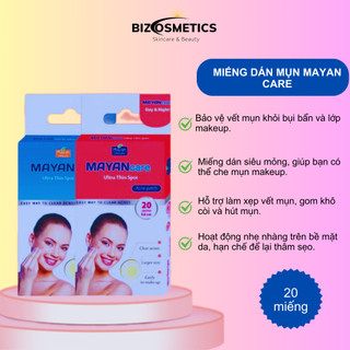 Miếng dán mụn cấp tốc Mayan Care 20 miếng và 12 miếng chính hãng