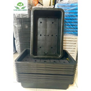 Combo 10 Khay nhựa thông minh trồng rau sạch, trồng cây