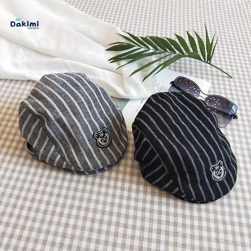 Mũ nón nồi cho bé Dakimi BABYWEAR - nón lưỡi trai - công tử cho bé trai thôi nôi - tặng quà size 1-3