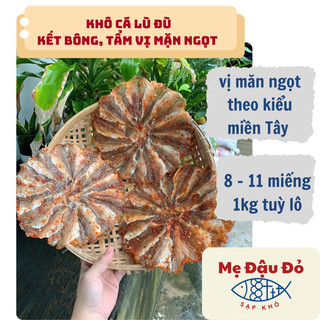 Khô cá đù bông mai tẩm vị mặn ngọt 1kg, Đặc sản Cà Mau, Sạp khô Mẹ Đậu Đỏ, Sạp khô Minh Anh Cà Mau