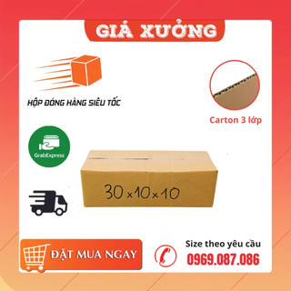 30x10x10 1 Hộp carton đóng hàng