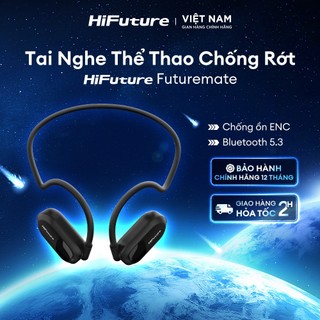 Tai nghe thể thao chống rớt hifuture futuremate 4 mics chống ồn enc | bluetooth 5.3 | chính hãng - bảo hành 12 tháng