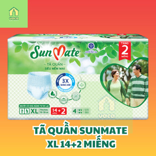 Tã/bỉm quần Người già Dòng Khô thoáng/Mềm mại Sunmate size M, L, XL