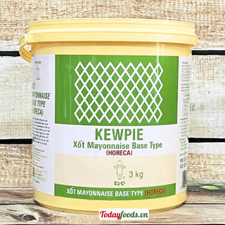Xốt Mayonnaise Base Type HORECA (Kewpie) thùng 3KG [Sốt Mayonnaise Dành Cho Đầu Bếp]