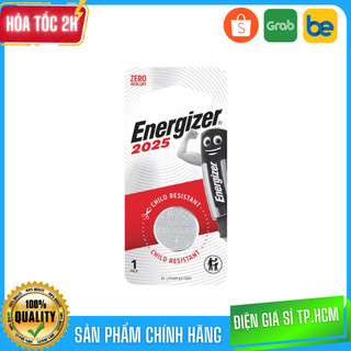 Pin nút áo CR2025 Energizer Lithium 3V (vỉ 1 viên) - Hàng chính hãng