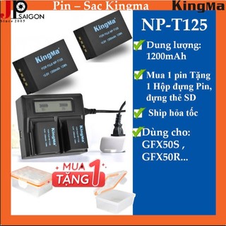 Pin sạc máy ảnh kingma thay thế cho fujifilm np-t125