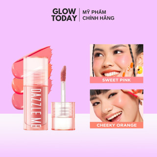 GlowToday Má Hồng Dạng Kem Tạo Hiệu Ứng Ửng Hồng Tự Nhiên DAZZLE ME Liquid Blush Heart Melt Creamy Liquid 2.5g