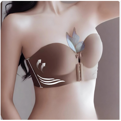 Áo Ngực su đúc cúp ngang cài trước đệm dày 5cm siêu nâng, không dây không gọng cao cấp MS946