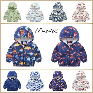 BST áo khoác gió bé trai 2 lớp mềm mại chống gió chống nước Bear Malwee cho bé từ 2-7 tuổi TL10