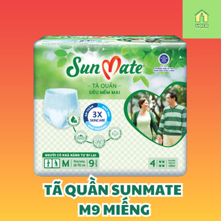 Tã/bỉm QUẦN người lớn SunMate siêu MỀM MẠI/KHÔ THOÁNG đủ size M/L/XL