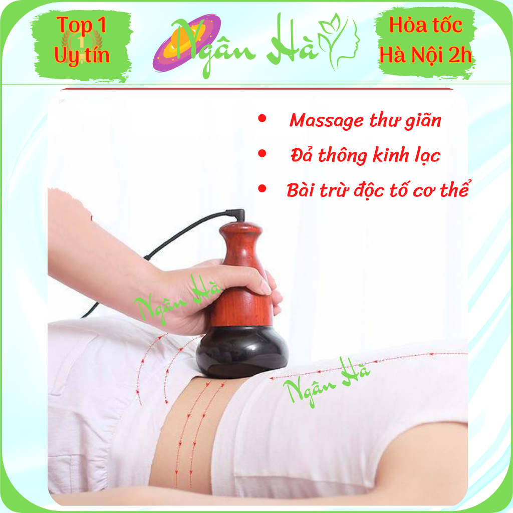 Máy đá nóng massage cổ vai gáy, body, đả thông kinh lạc dưỡng sinh