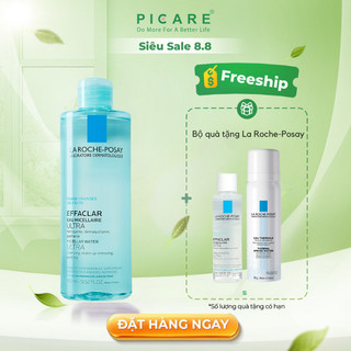 Nước làm sạch sâu và tẩy trang dành cho da dầu La Roche Posay Effaclar Micellar Water ( 100ml - 200ml - 400ml )
