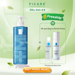 Sữa rửa mặt dạng gel làm sạch cho da dầu nhạy cảm La Roche Posay Effaclar Purifying Foaming Gel (50ml - 200ml - 400ml)