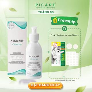 Gel rửa mặt cho da dầu mụn Aknicare Cleanser 200ml