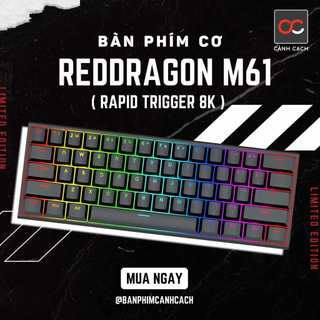 Bàn phím cơ redragon m61 m68 rapid trigger 8k