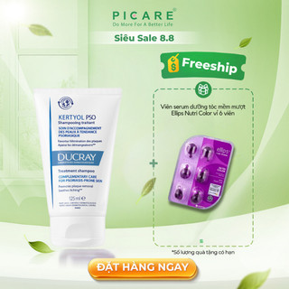 Dầu gội giảm gàu mảng Ducray Kertyol PSO Rebalancing Shampoo 125ml
