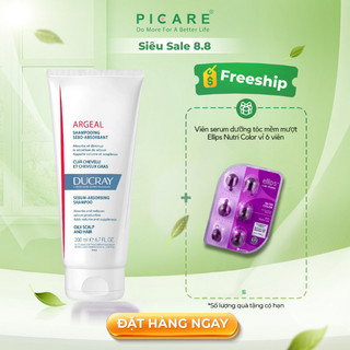 [ 10/25 ] Dầu Gội Đầu Dạng Kem Kiểm Soát Nhờn Ducray Argeal Shampoo 200ml