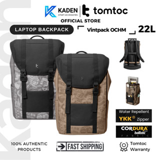  Balo Tomtoc Limited Edition Vintpack Laptop Backpack For 15.6′′ 16 Inch Laptop Large Capacity 22L-TA1-Hàng Chính Hãng 