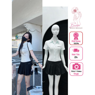 Đầm sơ mi xòe chuẩn chouchou sang chảnh đầm dự tiệc sang chảnh