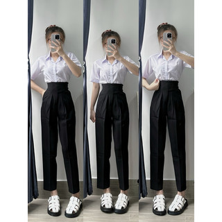 Quần tây xếp ly 2 nút