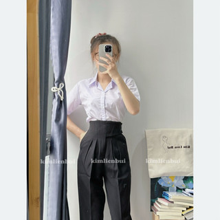 [Mã 42] Quần Tây Xếp Ly 2 Nút