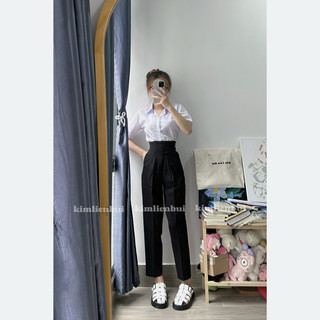 [Mã 42] Quần Tây Xếp Ly 2 Nút