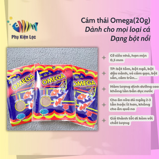 Cám thái Omega dành cho mọi loại cá dạng bột nổi